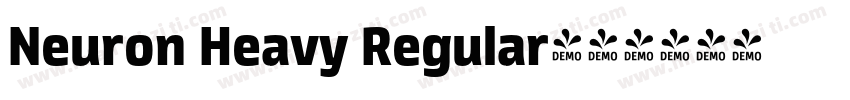 Neuron Heavy Regular字体转换